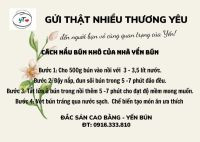 Bún khô